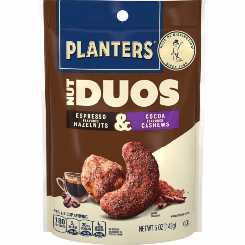 Planters® Espresso Hazelnuts & Cocoa Cashews Nut Duos Perspective: front