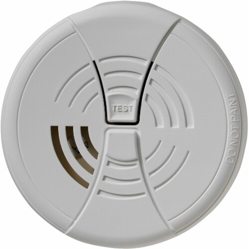First Alert Battery Operated Smoke Alarm - White Perspective: front