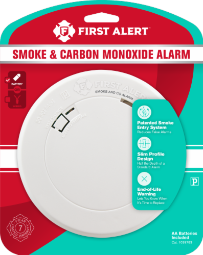 First Alert Smoke and Carbon Monoxide Alarm Perspective: front