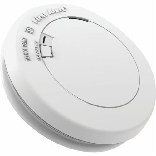 First Alert Smoke Alarm - White Perspective: front