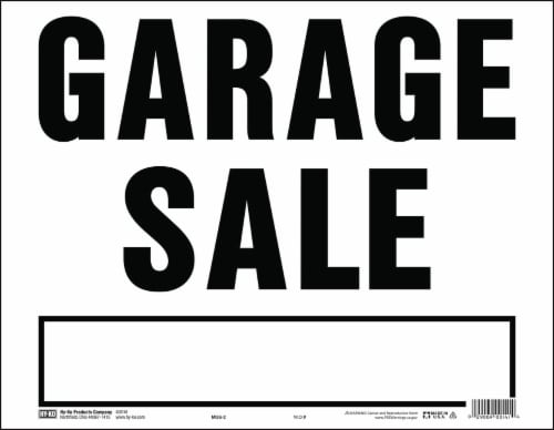 Hy-Ko Garage Sale Sign Perspective: front