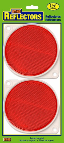 Hy-Ko Reflectors™ - 2 Pack - Red Perspective: front