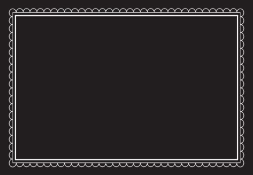 Hy-Ko Chalkboard Sign - Black Perspective: front