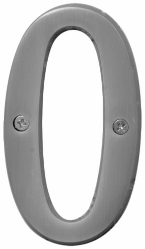 Hy-Ko Number 0 - Satin Nickel Perspective: front