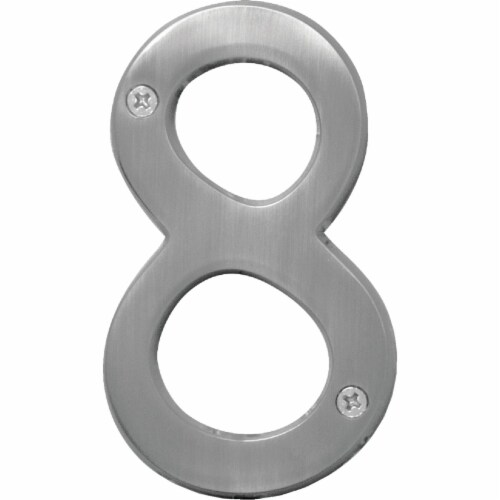 Hy-Ko Number 8 - Satin Nickel Perspective: front
