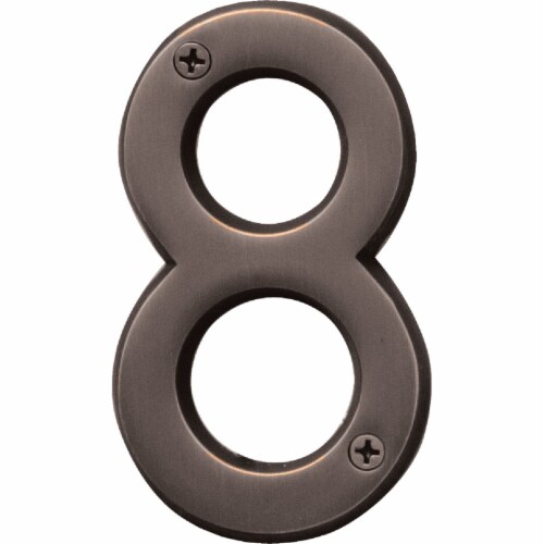 4IN OLD WORLD BRONZE NBR 8 Perspective: front