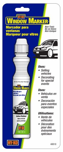 Hy-Ko Window Marker - White, 2.05 oz - Smith's Food and Drug