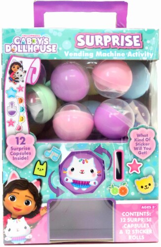 Gabby's Dollhouse Surprise Vending Machine Activity Perspective: front