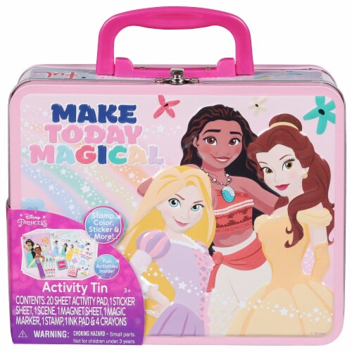 Disney Princess Make Today Magical Activity Kit Tin Perspective: front