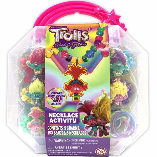 DreamWorks Trolls Band Together Necklace Activity Perspective: front