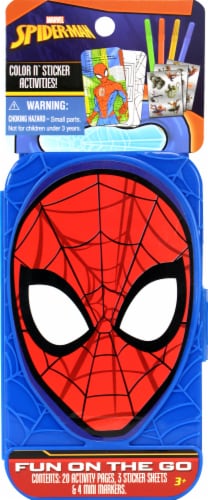 Marvel Spider-Man Fun on the Go Activity Set Perspective: front
