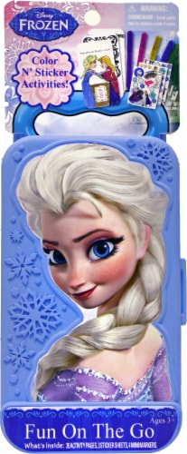 Tara Toys Disney Frozen Princess Fun on the Go Color n Sticker Activities Perspective: front