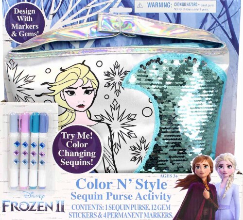 Disney Frozen 2 Color N Style Sequin Purse Activity 1 ct Smith s Food and Drug