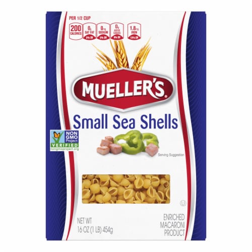 Mueller's® Small Shells Pasta Perspective: front