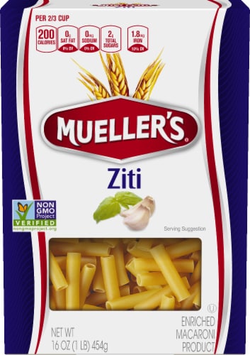 Mueller's Ziti Pasta Perspective: front