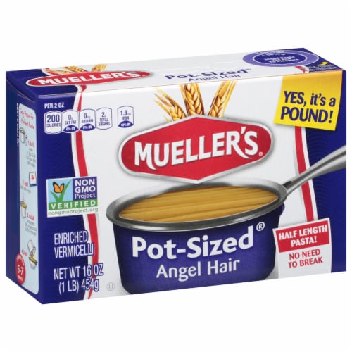 Mueller's® Pot Sized Angel Hair Perspective: front