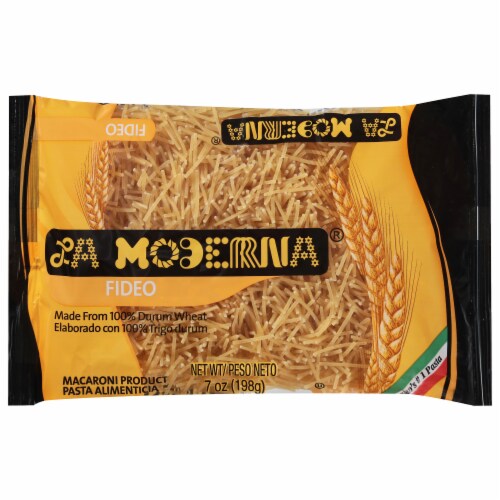 La Moderna® Fideo Macaroni Pasta Perspective: front
