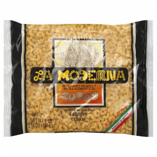 La Moderna Elbows Codos Macaroni Product Perspective: front