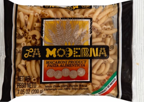 La Moderna Macaroni Noodles Perspective: front