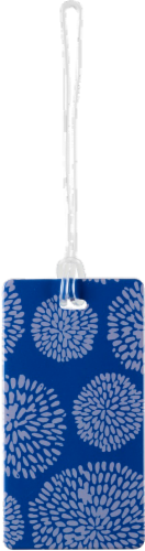 Lewis N. Clark® Blossom Luggage Tag - Blue Perspective: front