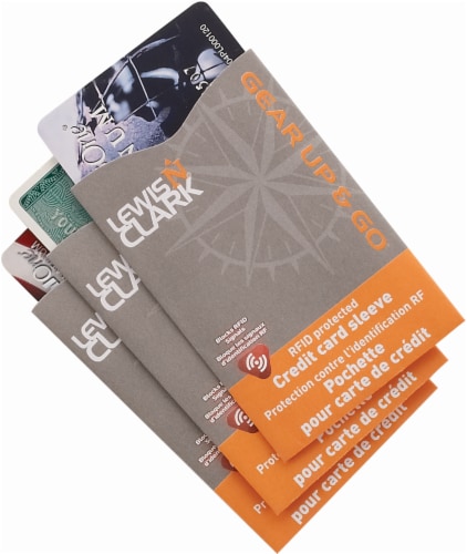 Lewis N. Clark Credit Card RFID Shields - 3 Pack Perspective: front