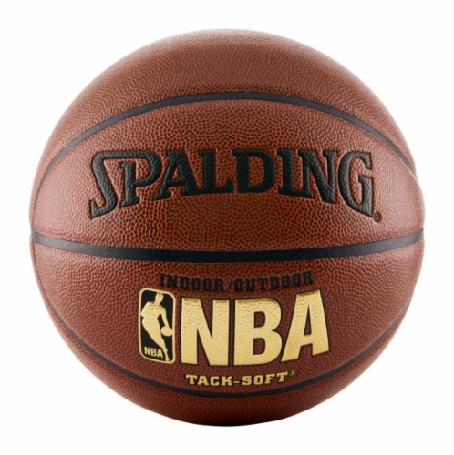 Spalding NBA Track Soft Indoor/Outdoor Basketball Perspective: front