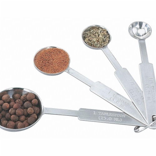 Vollrath Four-Piece Measuring Spoon Set  47118 Perspective: front