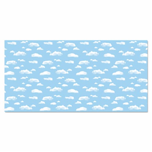 Pacon Fadeless Designs Bulletin Board Paper, Clouds, 48  X 50 Ft Roll 56465 Perspective: front