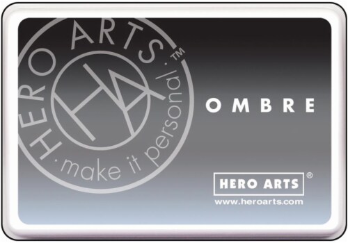 Hero Arts Ombre Ink Pad - Gray/Black Perspective: front