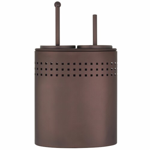 Toilet Brush and Plunger Set Toilet Plunger Toilet Brush Combo Oil Rubbed Bronze Perspective: front