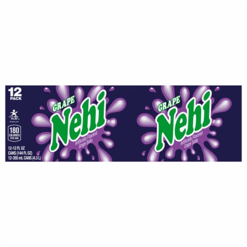 Nehi Grape Soda 12 Pack Perspective: front