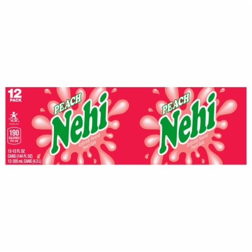 Nehi Peach Soda Cans Perspective: front