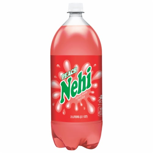 Nehi Peach Soda Bottle Perspective: front