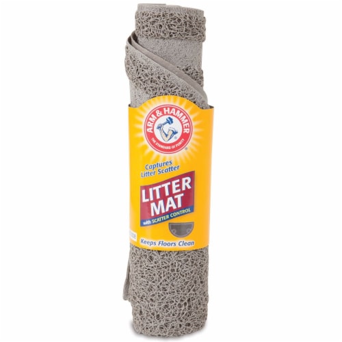 Arm & Hammer Rubber Litter Box Mat, 1/2 Circle