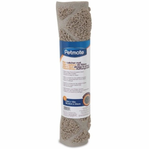 Petmate Grid Litter Catcher Mat Stone 23 X 13 1 Harris Teeter