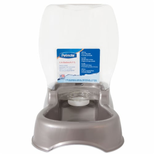 Mammoth® Automatic Pet Cafe Waterer - Tan Perspective: front