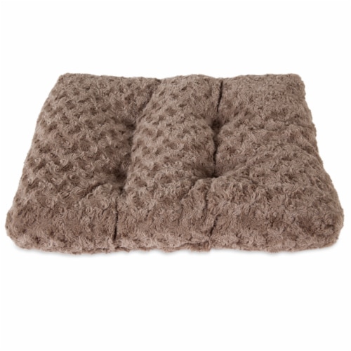 Petmate Plush Kennel Mat - Brown Perspective: front