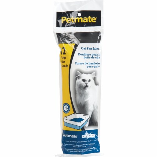 Petmate Large Cat Pan Liners 12 ct Smith s Food and Drug