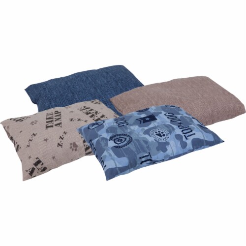 Aspen Pet 27 In. x 36 In. Polyester Plaid Pet Bed Pillow 80829, 1 - Kroger