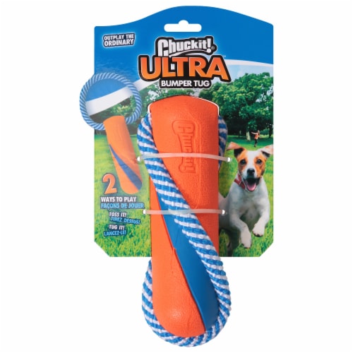 Chuckit!® Ultra Bumper Tug Dog Toy Perspective: front