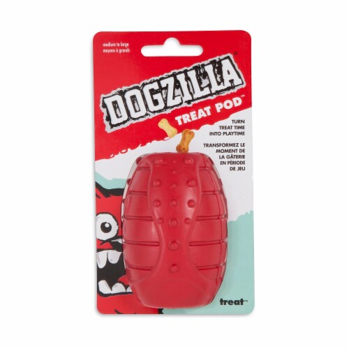 Dogzilla Medium Treat Pod Perspective: front