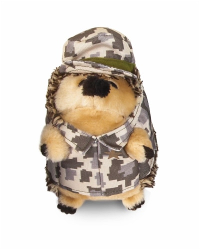Petmate Camo Hedgehog Dog Toy Perspective: front