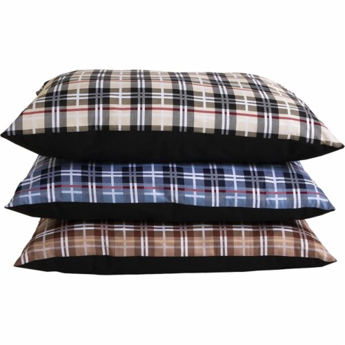 Petmate 260866 29 x 40 in. Traditional Plaid Dog Pillow Bed - Pack of ...