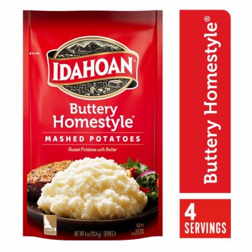 Idahoan® Buttery Homestyle® Mashed Potatoes Perspective: front