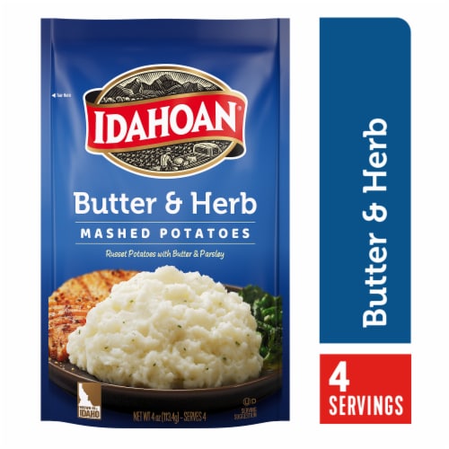 Idahoan BUTTER HOMESTYLE Mashed Potatoes FAMILY SIZE 8oz.