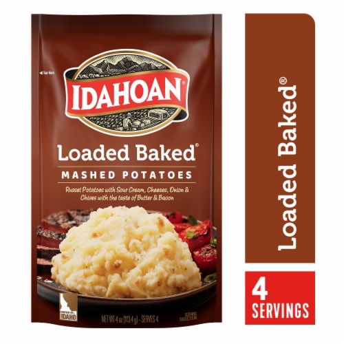 Idahoan® Loaded Baked® Mashed Potatoes Perspective: front