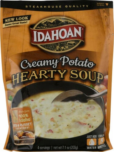 Idahoan Creamy Potato Soup Perspective: front