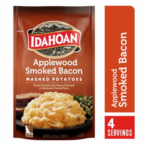 Idahoan Applewood Smoked Bacon Mashed Potatoes Perspective: front