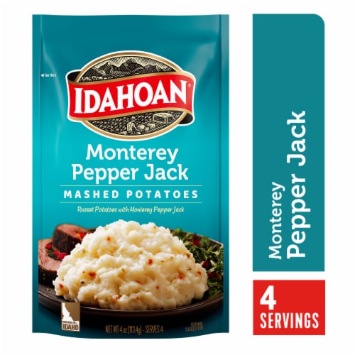 Idahoan® Monterey Pepper Jack Mashed Potatoes Perspective: front