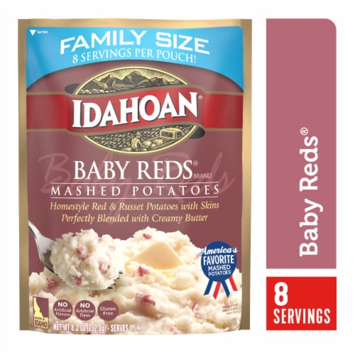 Idahoan® Baby Reds® Brand Mashed Potatoes Family Size Perspective: front
